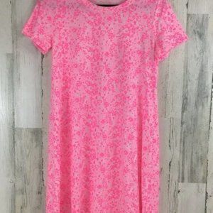 lilly Pulitzer cody short sleeve dress pink shandy